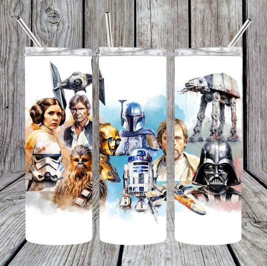 S WARS STAINLESS STEEL 20 OZ TUMBLER