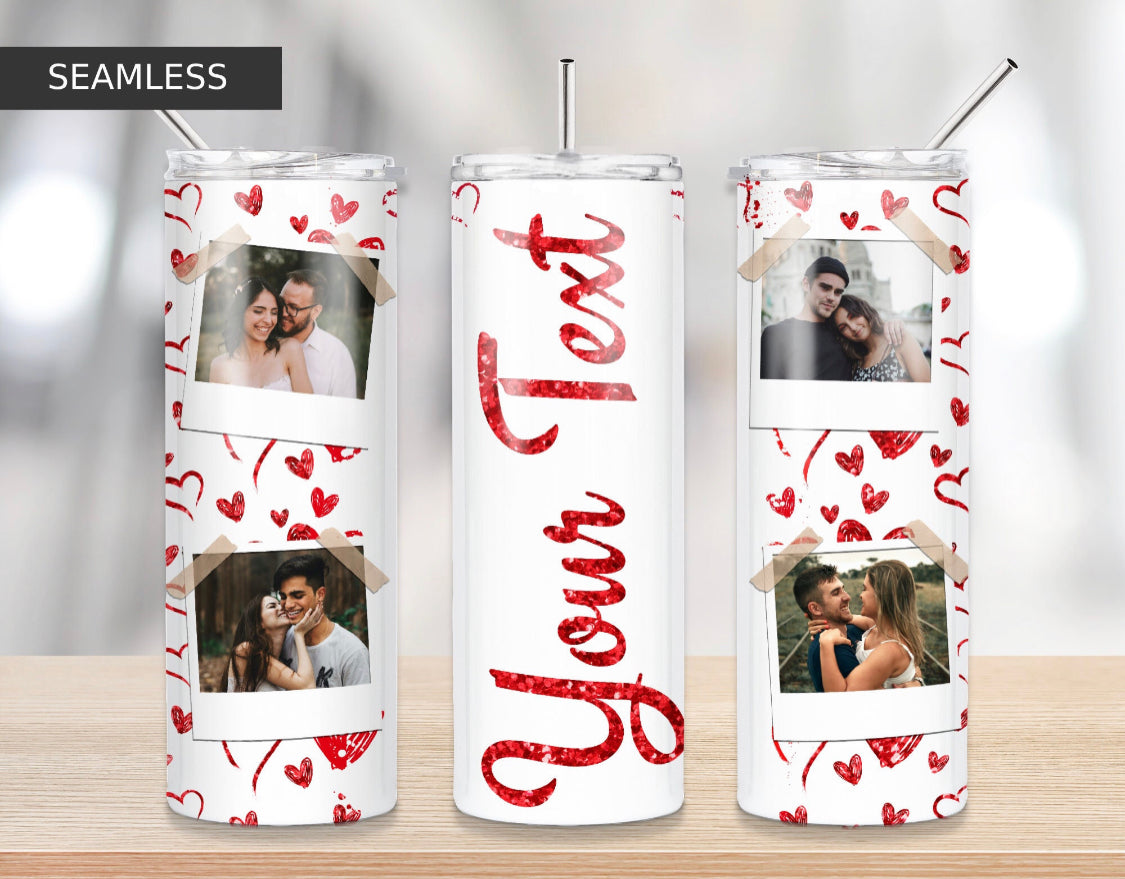 PERSONALIZED PHOTO TUMBLER- 20 oz