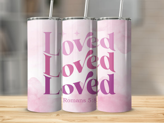 LOVED 20 oz Straight Tumbler