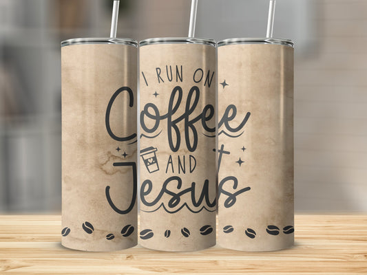 Coffee and Jesus 20 oz Straight Tumbler (Copy) (Copy)