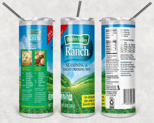 HV Ranch 20 oz Straight Tumbler